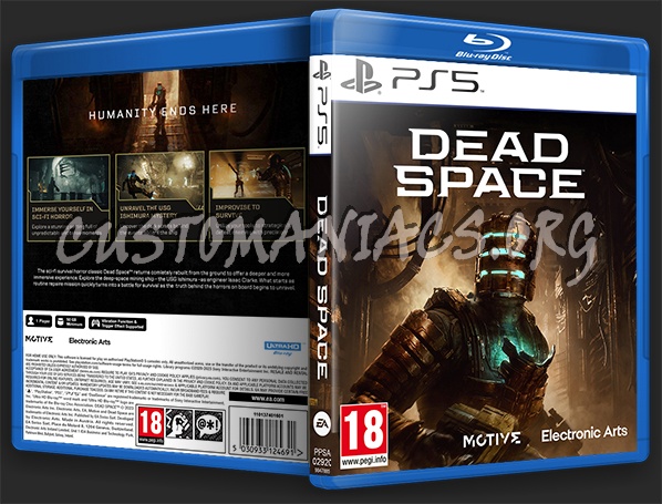 Dead Space Remake 2023 [PS5] Custom Cover dvd cover