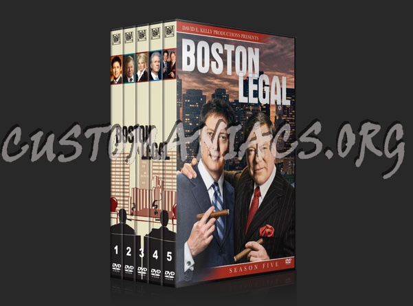 Boston Legal - The Complete Series (spanning spine) dvd cover