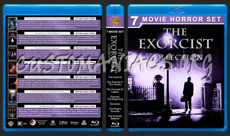 The Exorcist Collection blu-ray cover