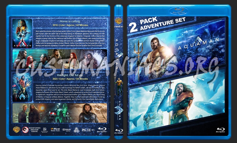 Aquaman Double Feature blu-ray cover