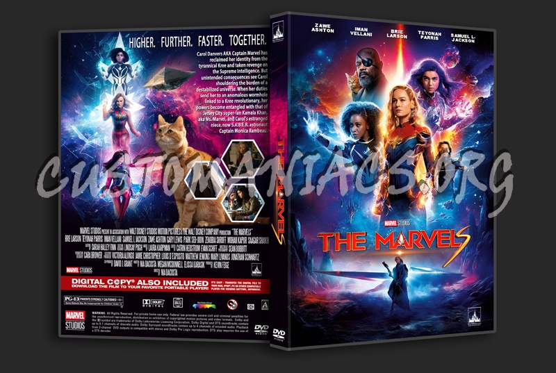 The Marvels dvd cover