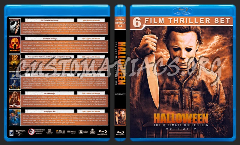 Halloween: The Ultimate Collection - Volume 2 blu-ray cover