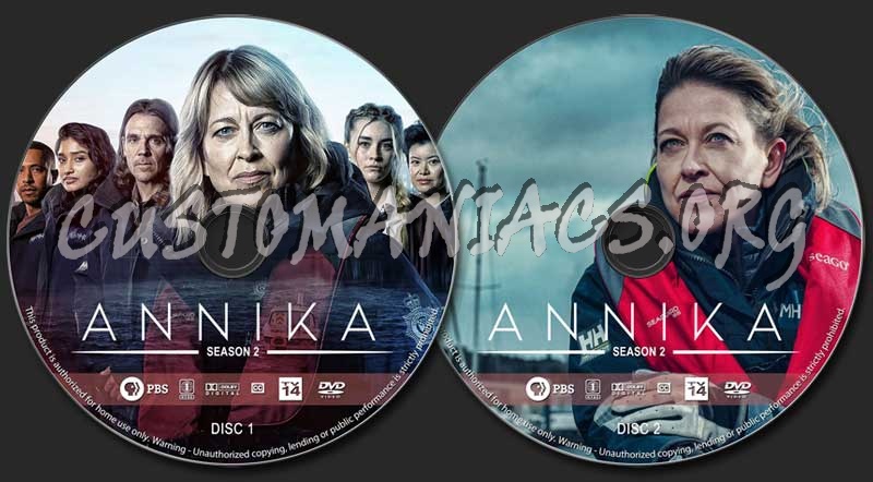 Annika - Season 2 dvd label