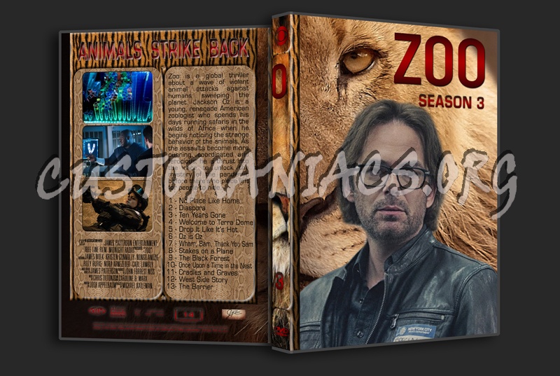 Zoo (2015-2017) Complete series with spine dvd cover