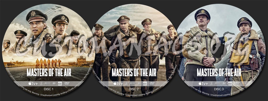 Masters of the Air (mini-series) dvd label