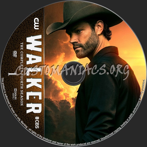 Walker Season 4 dvd label