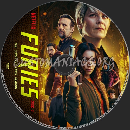 Furies Season 1 dvd label