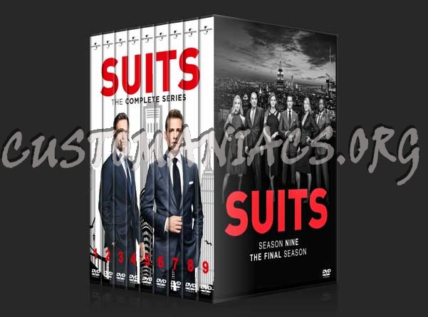 Suits  - The Complete Series (spanning spine) dvd cover