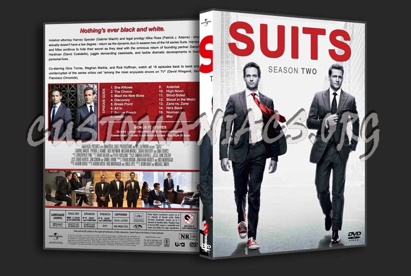 Suits - The Complete Series (spanning spine) dvd cover - DVD Covers ...