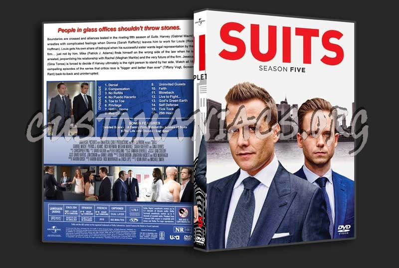 Suits  - The Complete Series (spanning spine) dvd cover