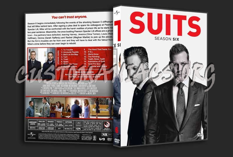 Suits  - The Complete Series (spanning spine) dvd cover