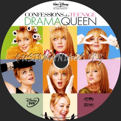 Confessions of a Teenage Drama Queen dvd label