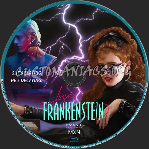 Lisa Frankenstein blu-ray label