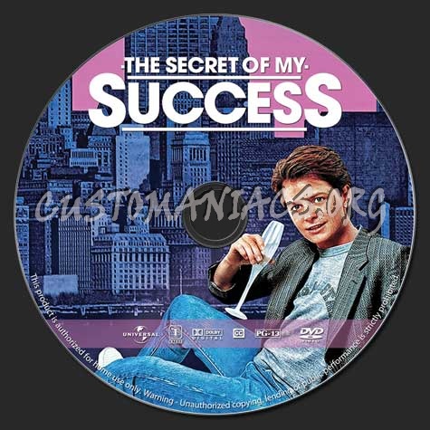 The Secret of My Success dvd label