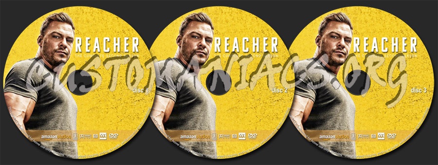 Reacher - Season 2 dvd label