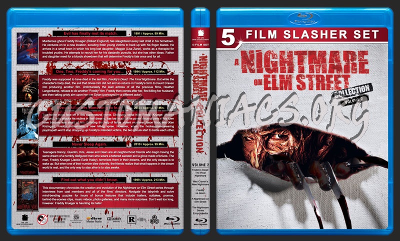 A Nightmare on Elm Street Collection - Volume 2 blu-ray cover