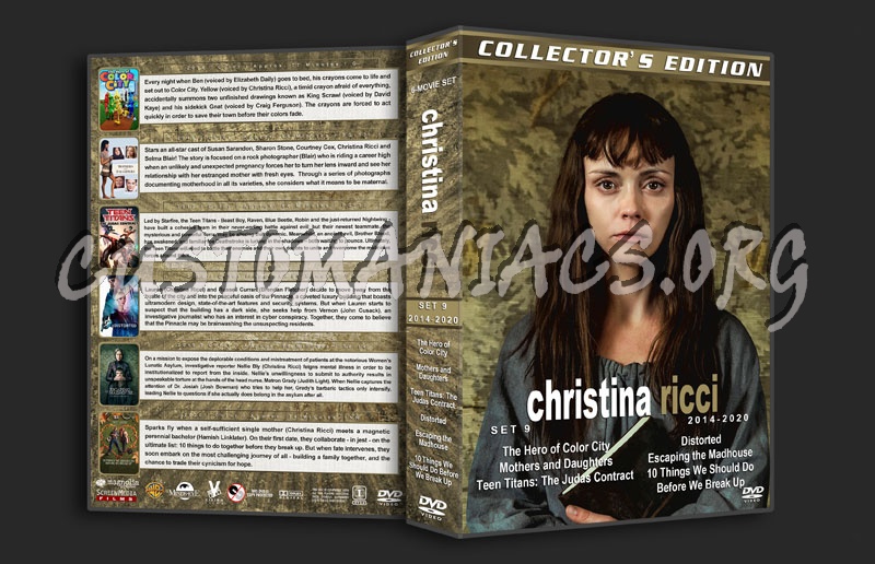 Christina Ricci Film Collection - Set 9 (2014-2020) dvd cover