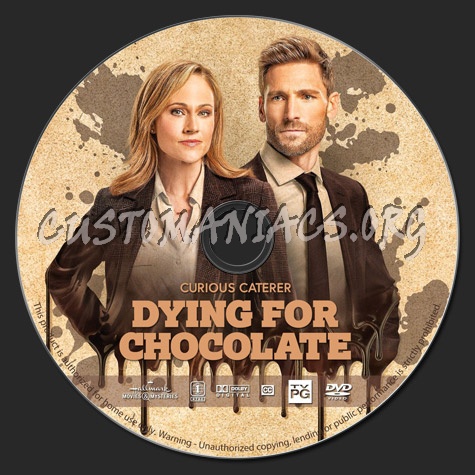 Curious Caterer: Dying for Chocolate dvd label