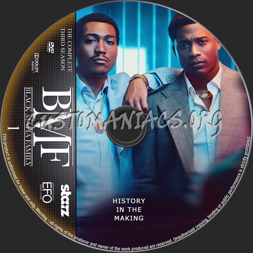 BMF Season 3 dvd label