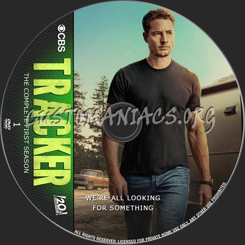 Tracker Season 1 dvd label