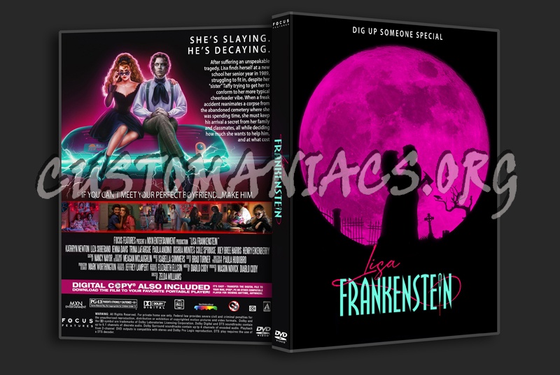 Lisa Frankenstein dvd cover