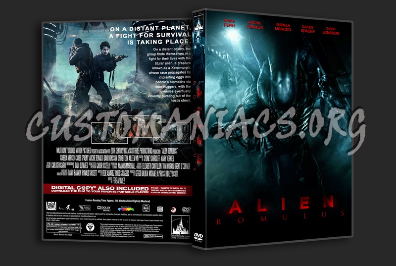 Alien Romulus dvd cover