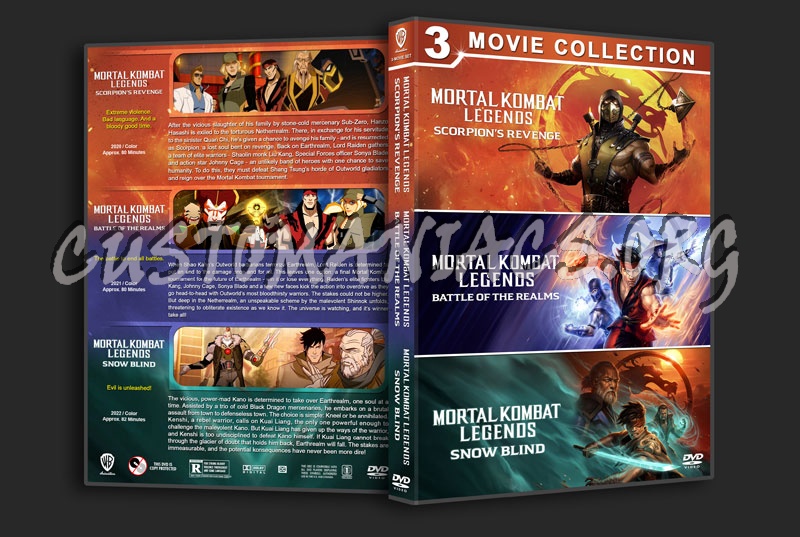 Mortal Kombat Legends Triple Feature dvd cover