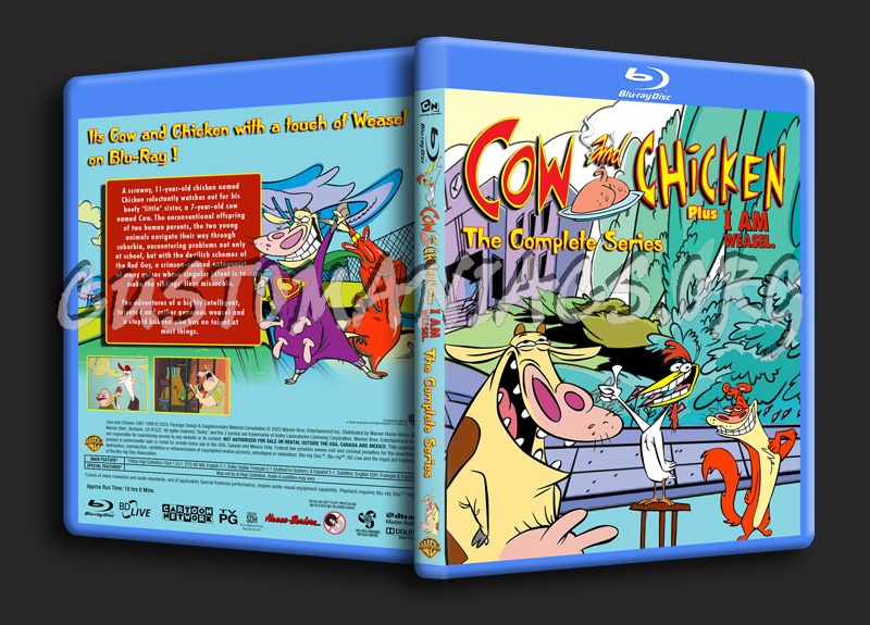 Cow and Chicken - The Complete Series blu-ray cover