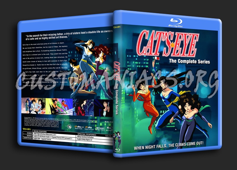 Cats Eye - The Complete Series blu-ray cover