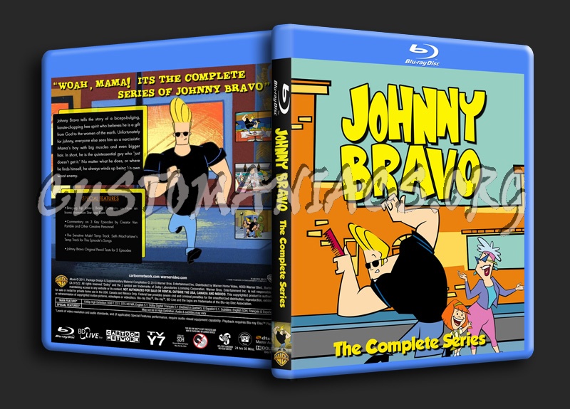 Johnny Bravo - The Complete Series blu-ray cover