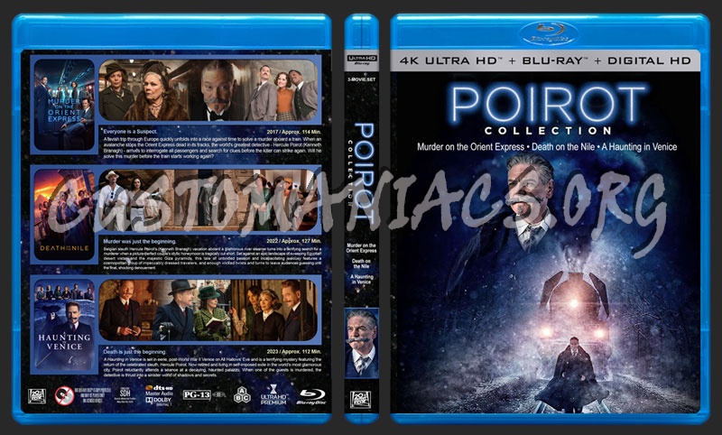 Poirot Collection (4K) blu-ray cover