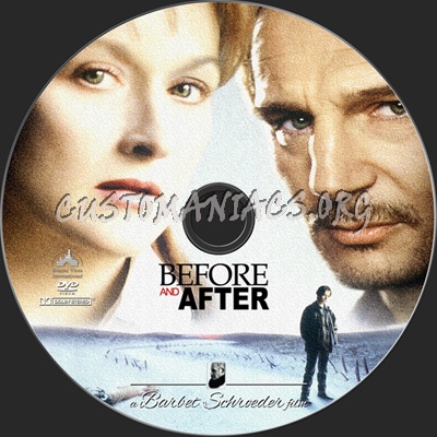 Before And After dvd label