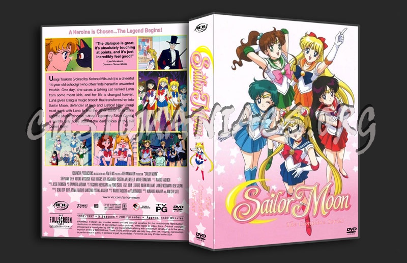 Sailor Moon: The Complete Series dvd cover