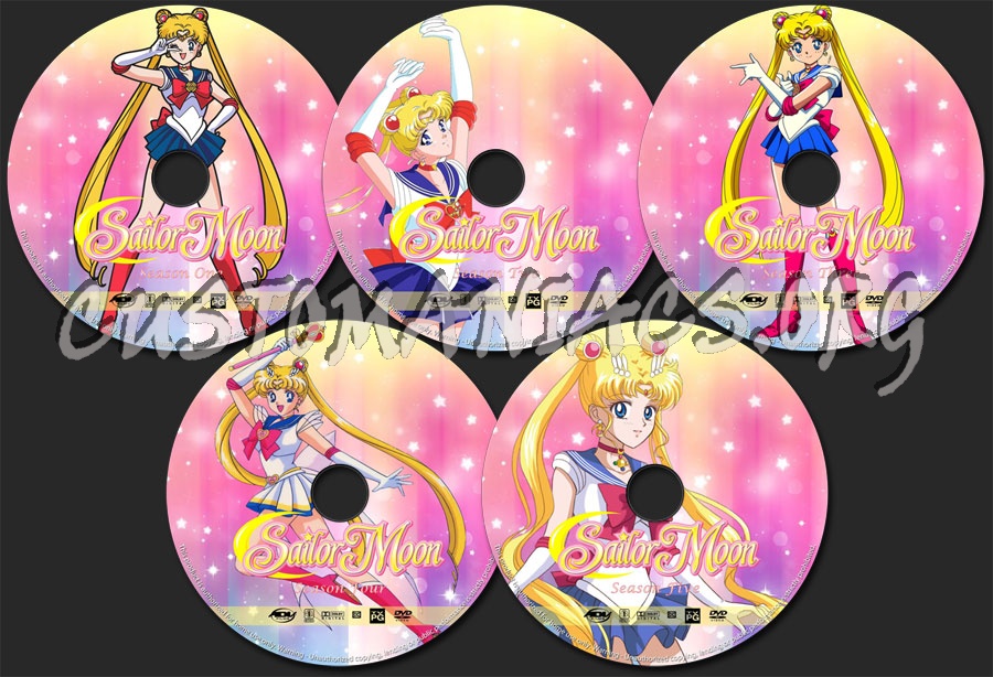 Sailor Moon: The Complete Series dvd label