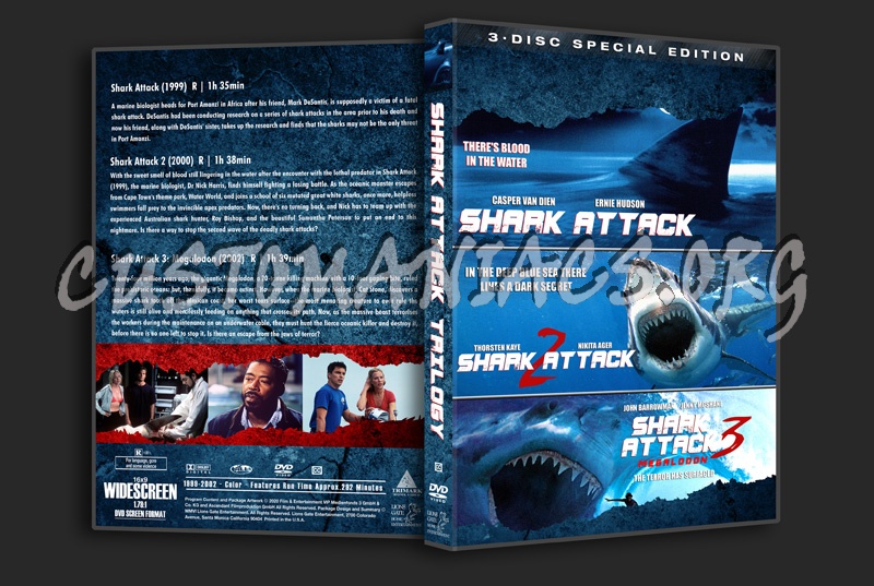 Shark Attack Trilogy dvd cover