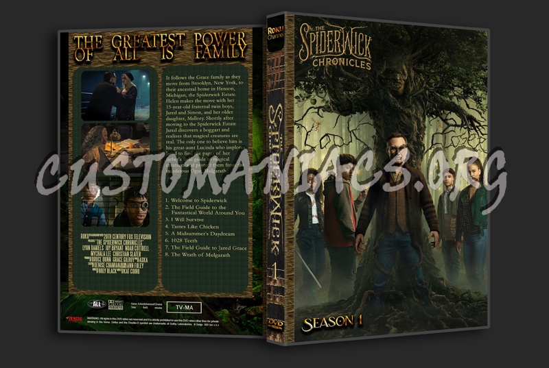 Spiderwick Cronicles Season 1 dvd cover