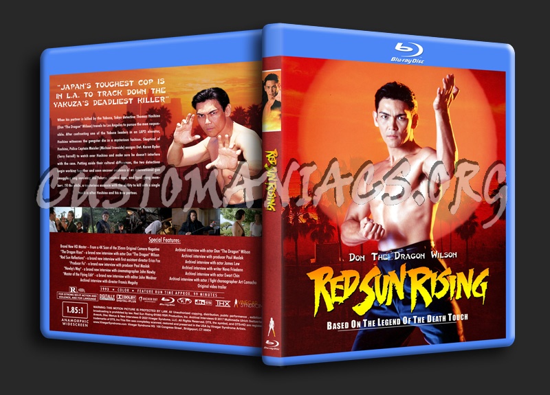 Red Sun Rising (1993) blu-ray cover