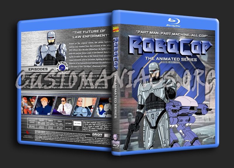 Robocop - The Complete Animated Series (1988) blu-ray cover