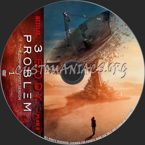 3 Body Problem Season 1 dvd label