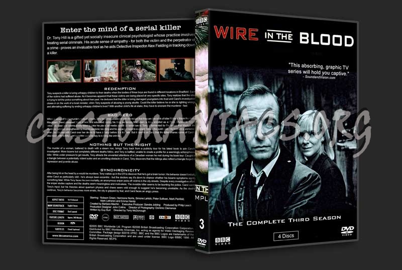 Wire in the Blood  - The Complete Series (spanning spine) dvd cover