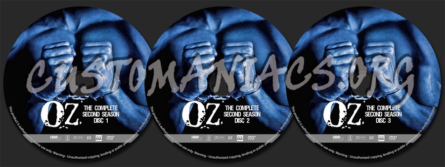 OZ - Season 2 dvd label