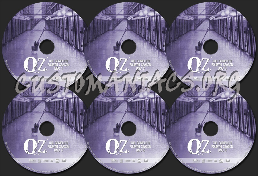 OZ - Season 4 dvd label