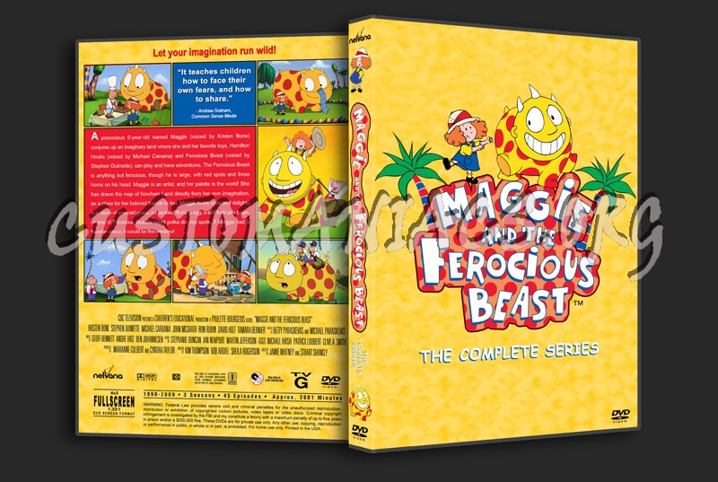 Maggie and the Ferocious Beast: The Complete Series dvd cover