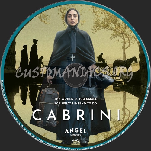 Cabrini blu-ray label