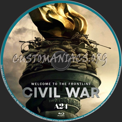 Civil War blu-ray label