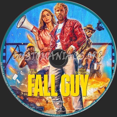 The Fall Guy blu-ray label