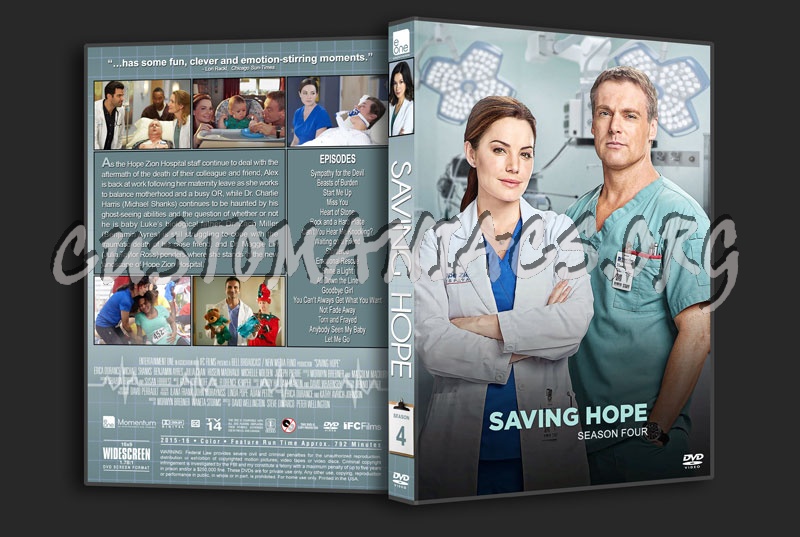 Saving Hope - The Complete Series dvd cover