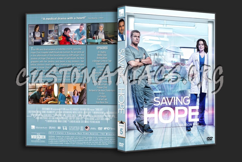 Saving Hope - The Complete Series dvd cover