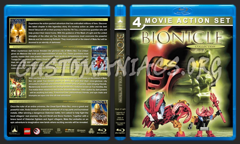 Bionicle Collection blu-ray cover