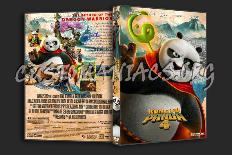 Kung Fu Panda 4 dvd cover